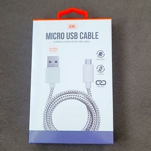 NWT - MICRO USB CABLE GEMS